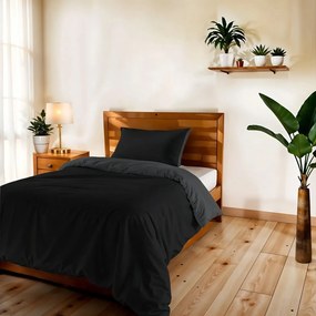 Parure copripiumino singolo nero fumo Datex