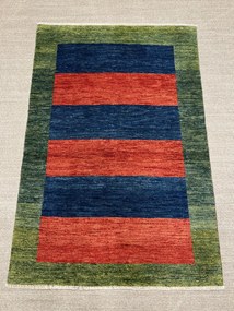 Gabbeh Tappeto 110x160 Rosso (Iran) Annodato A Mano