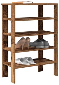 Scarpiera Legno Vecchio 61x32x87,5 Cm İn Truciolato /