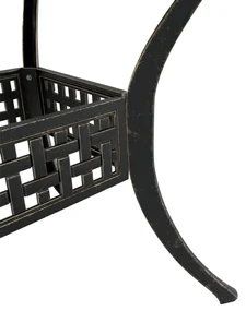 Set da bistrò 3 pz bronzo in alluminio pressofuso