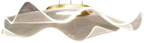 Lampadario LED a sospensione con filo LARGO LED/16W/230V oro