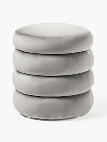 Pouf contenitore in velluto Alto