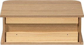 Comodino di colore naturale con effetto pino da parete Jena – WOOOD