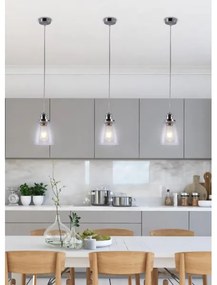 Lampadario a sospensione con filo VOICE 1xE27/40W/230V