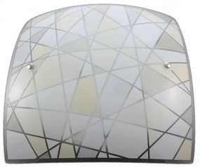 Plafoniera LED Scacco argento IP20 bianco naturale, 1660 lumen