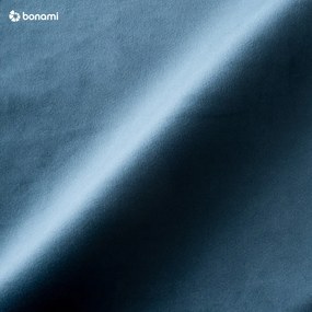 Divano angolare in velluto blu (angolo sinistro) Magic - Scandic