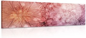 Quadro su tela – Mandala floreale
