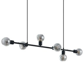 Biscala Lampada a Sospensione Black/Smoke - Lindby