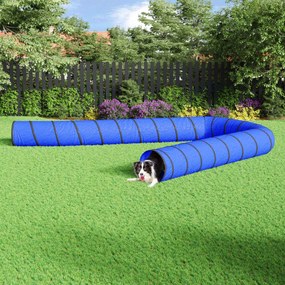 Tunnel Per Cani Blu Ø 55x1000 Cm İn Poliestere /