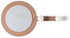 Specchio moderno da parete riflesso & appeso mocha mousse