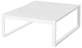 Tavolino da Caffè Io Bianco Alluminio 100 x 100 x 45 cm