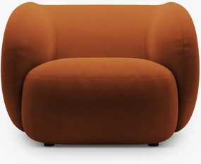 Poltrona Kate in velluto – L108 cm