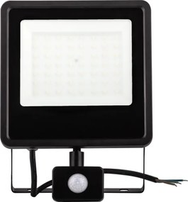 Proiettore da esterno a LED con sensore LED/50W/230V 4000K IP65 nero