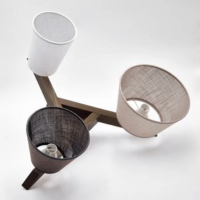 Brilagi - Lampadario LED ANTHONY 3xE14/40W/230V rovere noce