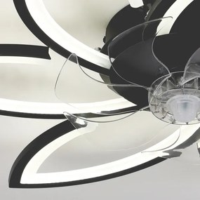 Brilagi-LED Lampada dimmerabile con ventilatore LED/50W/230V 3000-6500K nero+DO