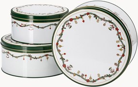 Set di 3 contenitori natalizi Nora