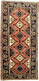 Hamedan Tappeto persiano 190 x 90 Rosso (Iran) Annodato A Mano