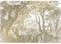 KEK Amsterdam Carta da parati panoramica Engraved Landscapes Gold 4 - XL