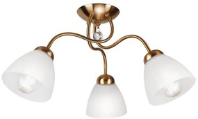 Lampadario da parete MIRANDA 3xE27/60W/230V oro