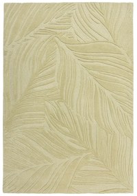 Tappeto in lana verde 200x290 cm Lino Leaf - Flair Rugs