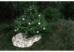 Tappeto in cotone sotto l'albero di Natale , ø 130 cm Golden Nut Cracker - Butter Kings