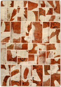 Patchwork Tappeto persiano 240x170 Beige (Iran) Annodato A Mano