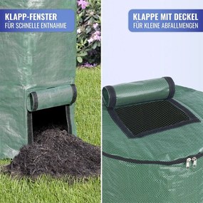 Composter verde in set da 2 125 l - Maximex