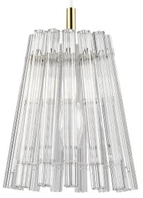 Zuma Line P0547-01H-F9AC - Lampadario a sospensione con filo BACH 1xE14/40W/230V oro