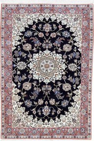 Nain Tappeto persiano 160x110 Blu (Iran) Annodato A Mano