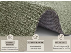 Tappeto verde scuro , 160 x 230 cm Supersoft - Mint Rugs