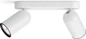 Philips - Faretto LED RGBW dimmerabile PONGEE 2xGU10/4,8W/230V bianco + telecomando