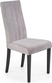 Sedia Diego 2 velluto grigio
