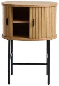 Comodino di colore naturale Nola – Unique Furniture