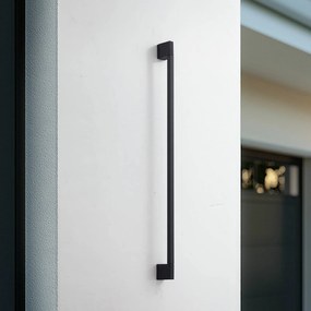 Lindby applique a LED Neano, 120 cm, nero, metallo, IP54