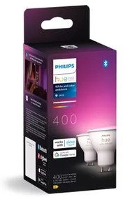 Set 2x lampadine dimmerabili LED RGBW Philips Hue WACA GU10/4,2W/230V 2000-6500K