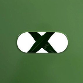 Set di sedie da bar verde in metallo 2 pz (altezza della seduta 61 cm) – Ixia