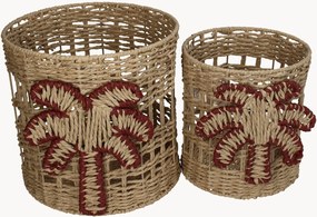 Set di 2 cestini Palm Tree