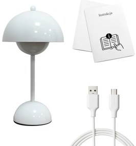 Lampada da tavolo ricaricabile a sfioramento LED COSTA LED/3W/5V 2400 mAh 3000-6000K bianco