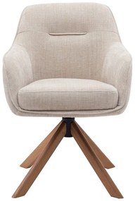 Set di sedie da pranzo color crema in imbottito 2 pz Avola – Unique Furniture