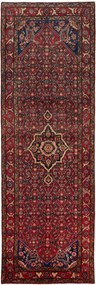 Hamedan Tappeto 360x110 Rosso (Iran) Annodato A Mano
