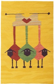 Kilim Tappeto 150x100 (Tacchino) Tessuto A Mano
