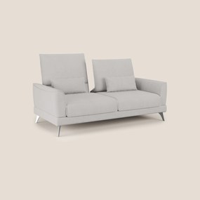Tommy Divano relax con schienali traslanti in microfibra smacchiabile T11 grigio chiaro