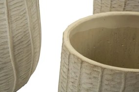 Cachepot Flake Set 3 Pz Cm 30,5X27-25X22,2-19,5X18