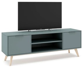 Mobile TV verde polveroso 140x53x40 cm Pisco – Marckeric