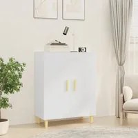 Credenza Bianca 70x34x90 cm in Legno Multistrato cod mxl 7500