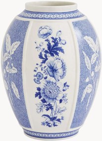 Vaso in porcellana Blue Italian British Flowers, alt. 26 cm