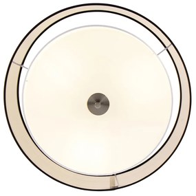 Lampada da soffitto intelligente nera con bianco 50 cm incl. 3 Wifi A60 - Drum Duo