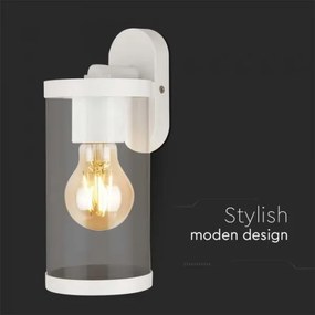 Applique da esterno 1xE27/60W/230V IP44 bianco