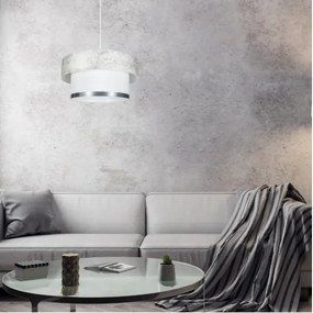 Lampadario a sospensione con filo RESSA 1xE27/60W/230V color crema