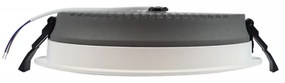 Faro LED incasso 30W, foro ø200-210, 110lm/W UGR19- Dimmerabile Colore  Bianco Caldo 2.700K
